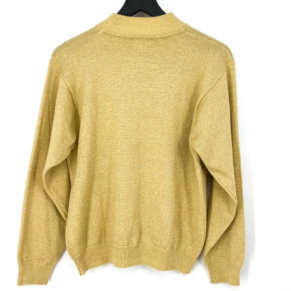 Vintage KORET Metallic Gold Sweater - Picture 14 of 16